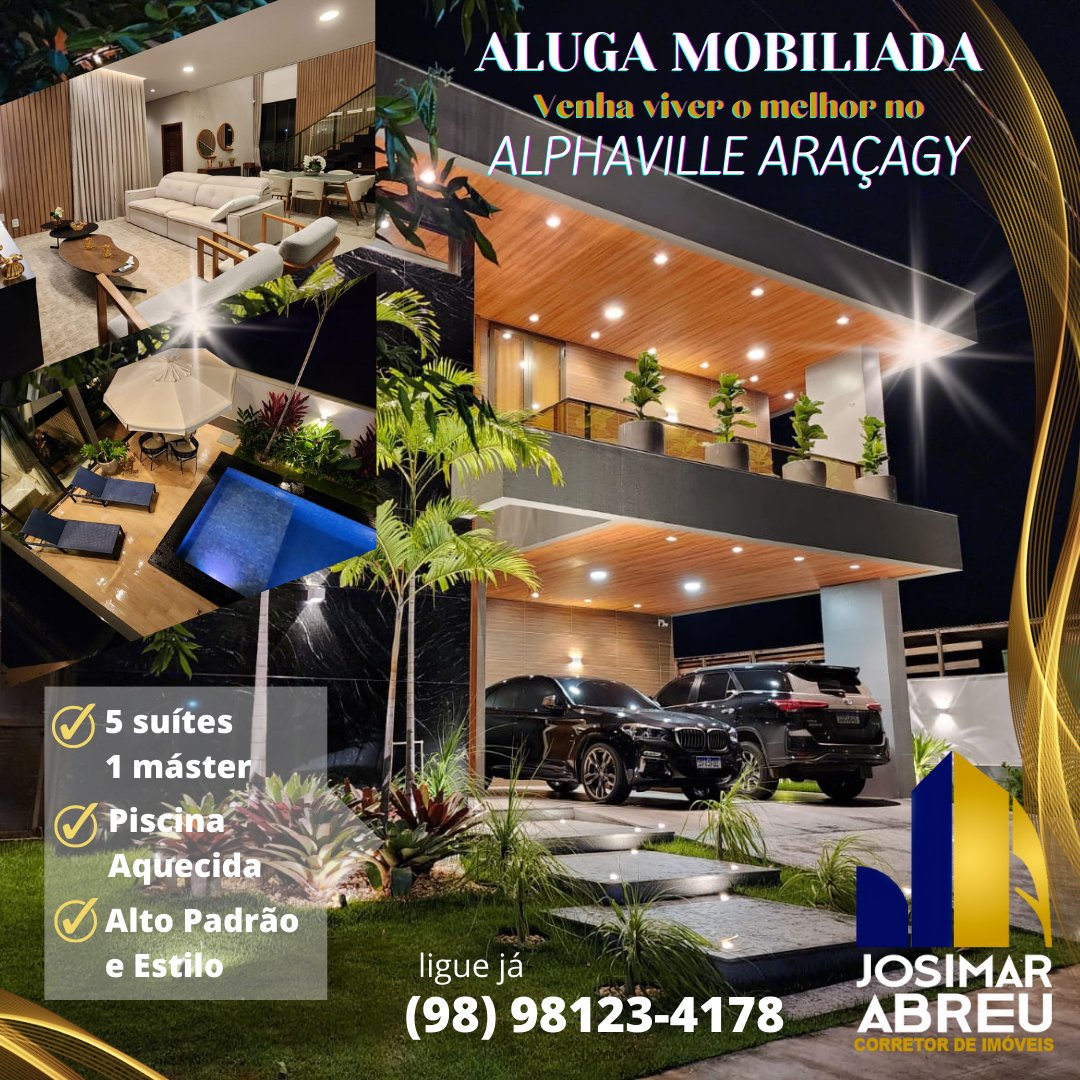 Casa Mobiliada Alphaville para Alugar