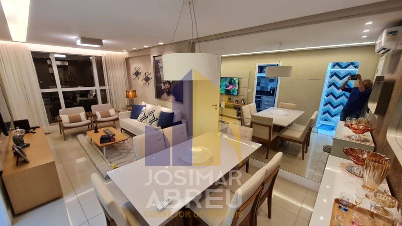 Apartamento de luxo mobiliado com 3 quartos, 1 suite, à venda em São Luís, Ponta do Farol - Josimar Abreu Imóveis