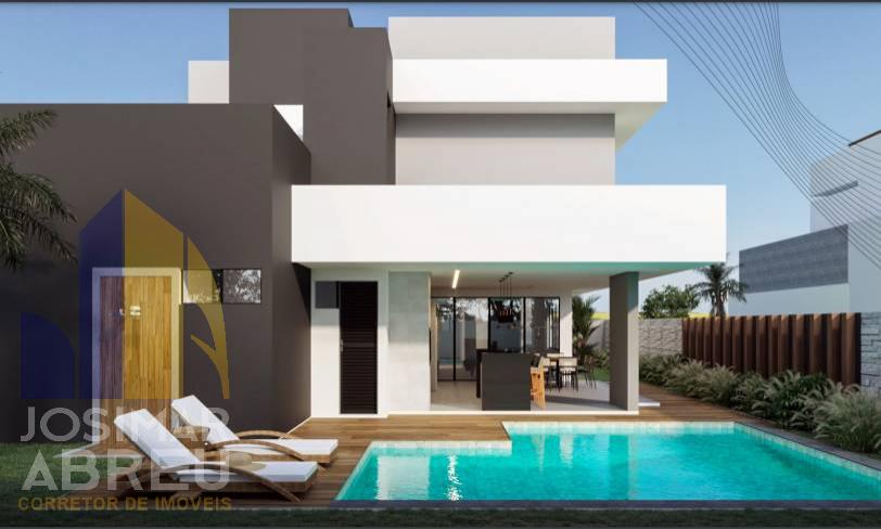 Espetacular Casa Nova à venda no Alphaville, com elevador, 4 suítes 1 máster, 369,88m², em Paço do Lumiar, Araçagy Espetacular Casa Nova à venda no Alphaville, com elevador, 4 suítes 1 máster, 369,88m², em Paço do Lumiar, Araçagy - Josimar Abreu Imóveis