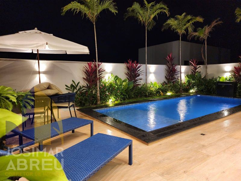 Maravilhosa Casa Duplex para Alugar Mobiliada, com 5 suítes, no Alphaville Aracagy, Paço do Lumiar - Josimar Abreu Imóveis