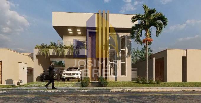 Casa de Luxo em Construção no DAMHA 5 Suítes, 270m², à venda em Paço do Lumiar, Araçagy Casa de Luxo em Construção no DAMHA 5 Suítes, 270m², à venda em Paço do Lumiar, Araçagy - Josimar Abreu Imóveis