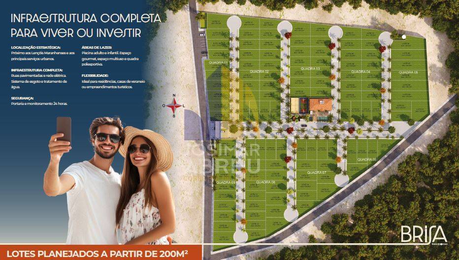 Lote em Condomínio à venda à partir de 200m² , no Brisa Barreirinhas aos pés dos Lençóis Maranhenses, em Barreirinhas, Boa Fé, Lote em Condomínio à venda à partir de 200m² , no Brisa Barreirinhas aos pés dos Lençóis Maranhenses, em Barreirinhas, Boa Fé, - Josimar Abreu Imóveis